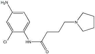 N-(4-amino-2-chlorophenyl)-4-pyrrolidin-1-ylbutanamide Structure