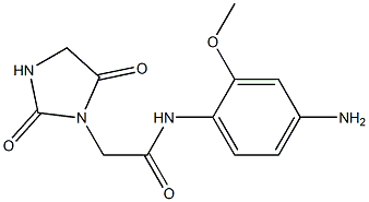 N-(4-amino-2-methoxyphenyl)-2-(2,5-dioxoimidazolidin-1-yl)acetamide Structure