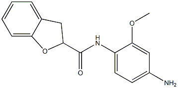 N-(4-amino-2-methoxyphenyl)-2,3-dihydro-1-benzofuran-2-carboxamide 구조식 이미지