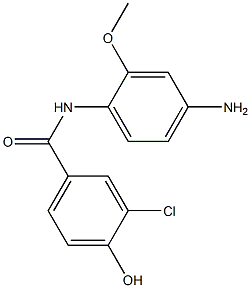 N-(4-amino-2-methoxyphenyl)-3-chloro-4-hydroxybenzamide 구조식 이미지