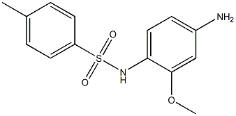 N-(4-amino-2-methoxyphenyl)-4-methylbenzenesulfonamide 구조식 이미지