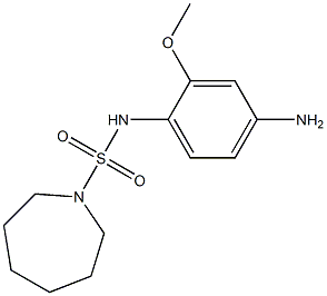 N-(4-amino-2-methoxyphenyl)azepane-1-sulfonamide Structure
