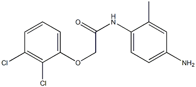 N-(4-amino-2-methylphenyl)-2-(2,3-dichlorophenoxy)acetamide 구조식 이미지