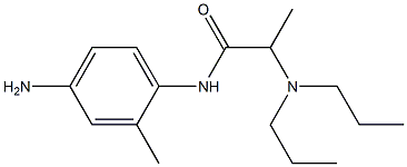 N-(4-amino-2-methylphenyl)-2-(dipropylamino)propanamide Structure