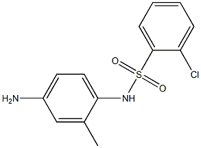 N-(4-amino-2-methylphenyl)-2-chlorobenzene-1-sulfonamide Structure