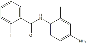N-(4-amino-2-methylphenyl)-2-iodobenzamide 구조식 이미지