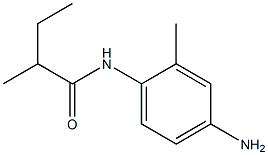 N-(4-amino-2-methylphenyl)-2-methylbutanamide 구조식 이미지