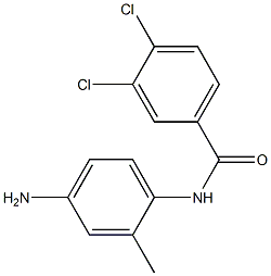 N-(4-amino-2-methylphenyl)-3,4-dichlorobenzamide 구조식 이미지