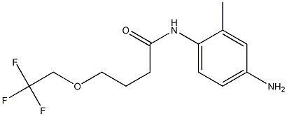 N-(4-amino-2-methylphenyl)-4-(2,2,2-trifluoroethoxy)butanamide Structure