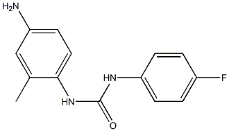 N-(4-amino-2-methylphenyl)-N'-(4-fluorophenyl)urea 구조식 이미지