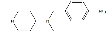 N-(4-aminobenzyl)-N,1-dimethylpiperidin-4-amine 구조식 이미지