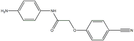 N-(4-aminophenyl)-2-(4-cyanophenoxy)acetamide Structure