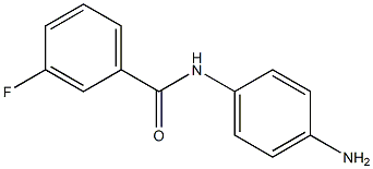 N-(4-aminophenyl)-3-fluorobenzamide 구조식 이미지