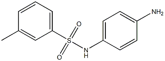 N-(4-aminophenyl)-3-methylbenzenesulfonamide 구조식 이미지