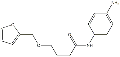 N-(4-aminophenyl)-4-(2-furylmethoxy)butanamide Structure