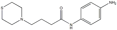 N-(4-aminophenyl)-4-(thiomorpholin-4-yl)butanamide 구조식 이미지