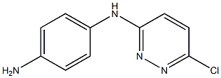 N-(4-aminophenyl)-N-(6-chloropyridazin-3-yl)amine 구조식 이미지
