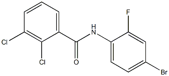 N-(4-bromo-2-fluorophenyl)-2,3-dichlorobenzamide Structure