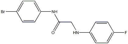 N-(4-bromophenyl)-2-[(4-fluorophenyl)amino]acetamide 구조식 이미지