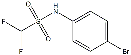 N-(4-bromophenyl)difluoromethanesulfonamide Structure