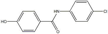 N-(4-chlorophenyl)-4-hydroxybenzamide 구조식 이미지
