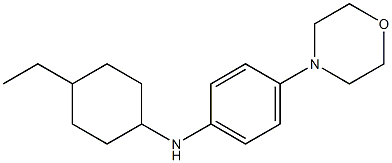 N-(4-ethylcyclohexyl)-4-(morpholin-4-yl)aniline 구조식 이미지