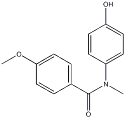 N-(4-hydroxyphenyl)-4-methoxy-N-methylbenzamide Structure