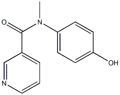 N-(4-hydroxyphenyl)-N-methylpyridine-3-carboxamide Structure