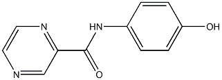 N-(4-hydroxyphenyl)pyrazine-2-carboxamide Structure