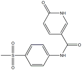 N-(4-methanesulfonylphenyl)-6-oxo-1,6-dihydropyridine-3-carboxamide Structure