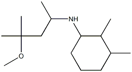 N-(4-methoxy-4-methylpentan-2-yl)-2,3-dimethylcyclohexan-1-amine Structure