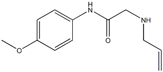 N-(4-methoxyphenyl)-2-(prop-2-en-1-ylamino)acetamide Structure