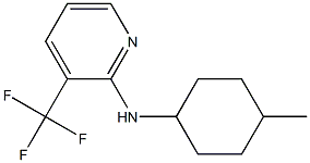 N-(4-methylcyclohexyl)-3-(trifluoromethyl)pyridin-2-amine 구조식 이미지
