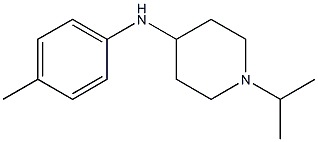 N-(4-methylphenyl)-1-(propan-2-yl)piperidin-4-amine 구조식 이미지