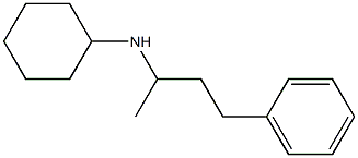 N-(4-phenylbutan-2-yl)cyclohexanamine 구조식 이미지