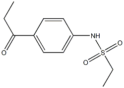 N-(4-propanoylphenyl)ethane-1-sulfonamide 구조식 이미지