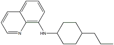 N-(4-propylcyclohexyl)quinolin-8-amine 구조식 이미지