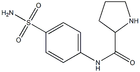 N-(4-sulfamoylphenyl)pyrrolidine-2-carboxamide Structure