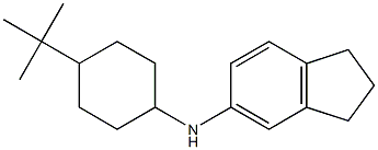 N-(4-tert-butylcyclohexyl)-2,3-dihydro-1H-inden-5-amine Structure