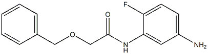 N-(5-amino-2-fluorophenyl)-2-(benzyloxy)acetamide 구조식 이미지