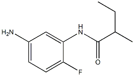 N-(5-amino-2-fluorophenyl)-2-methylbutanamide Structure
