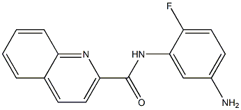 N-(5-amino-2-fluorophenyl)quinoline-2-carboxamide 구조식 이미지