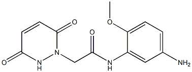 N-(5-amino-2-methoxyphenyl)-2-(3,6-dioxo-3,6-dihydropyridazin-1(2H)-yl)acetamide Structure