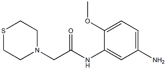 N-(5-amino-2-methoxyphenyl)-2-(thiomorpholin-4-yl)acetamide Structure