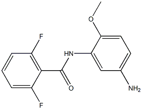 N-(5-amino-2-methoxyphenyl)-2,6-difluorobenzamide 구조식 이미지