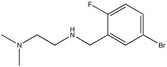 N'-(5-bromo-2-fluorobenzyl)-N,N-dimethylethane-1,2-diamine 구조식 이미지