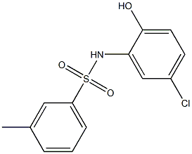 N-(5-chloro-2-hydroxyphenyl)-3-methylbenzene-1-sulfonamide Structure