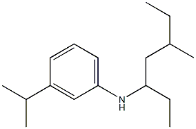 N-(5-methylheptan-3-yl)-3-(propan-2-yl)aniline Structure