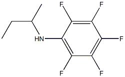 N-(butan-2-yl)-2,3,4,5,6-pentafluoroaniline Structure