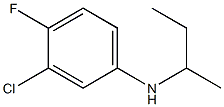 N-(butan-2-yl)-3-chloro-4-fluoroaniline 구조식 이미지